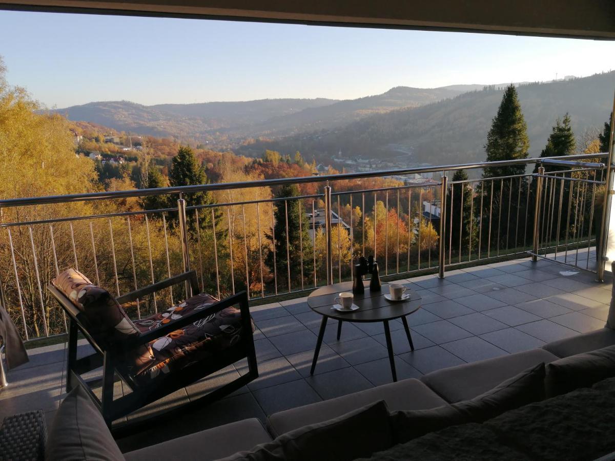 Apartament Widokowy Z Tarasem Bukowa Wisła Buitenkant foto