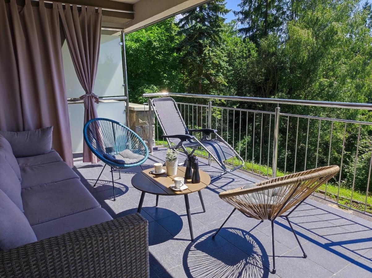 Apartament Widokowy Z Tarasem Bukowa Wisła Buitenkant foto