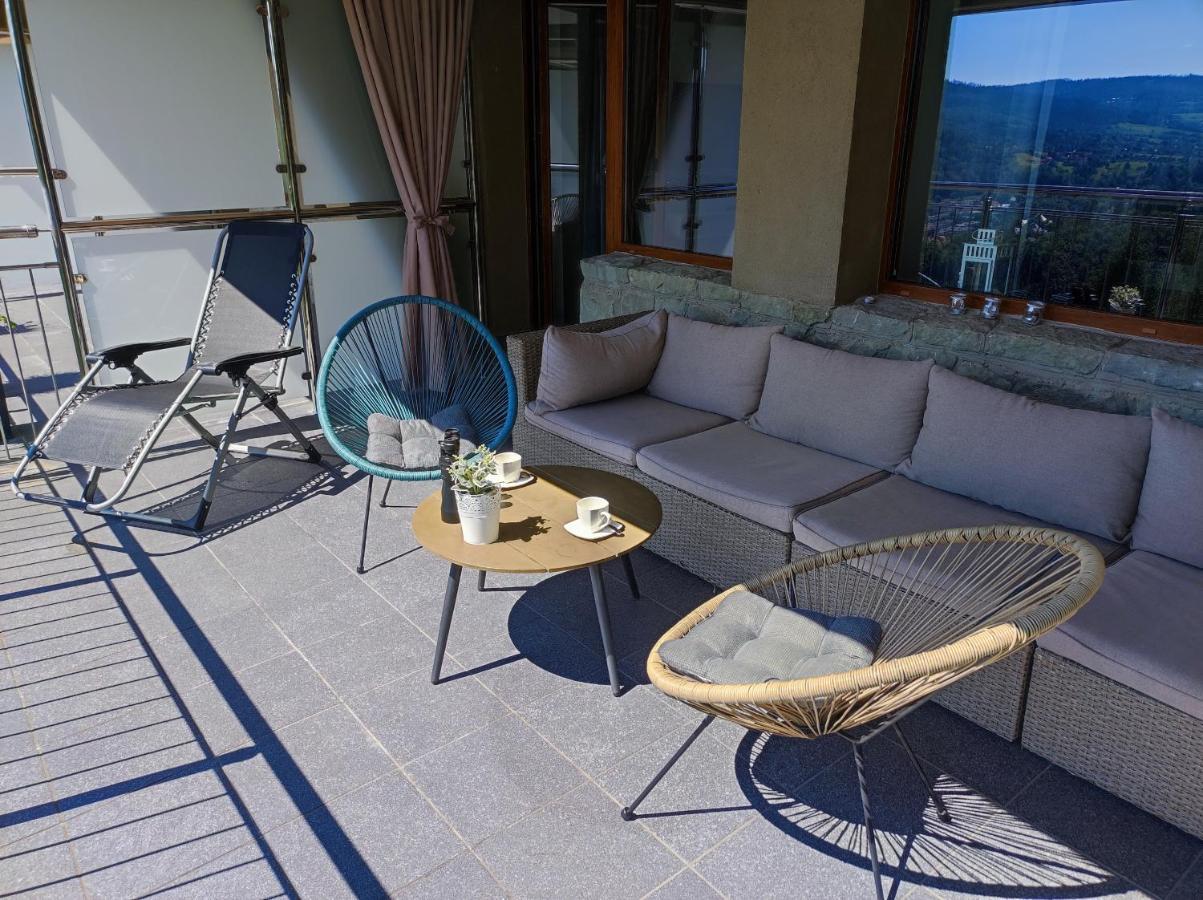 Apartament Widokowy Z Tarasem Bukowa Wisła Buitenkant foto